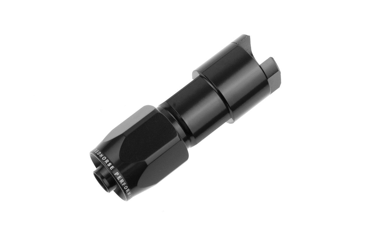 8AN to 3/8 EFI Adapter Quick Disconnect Black