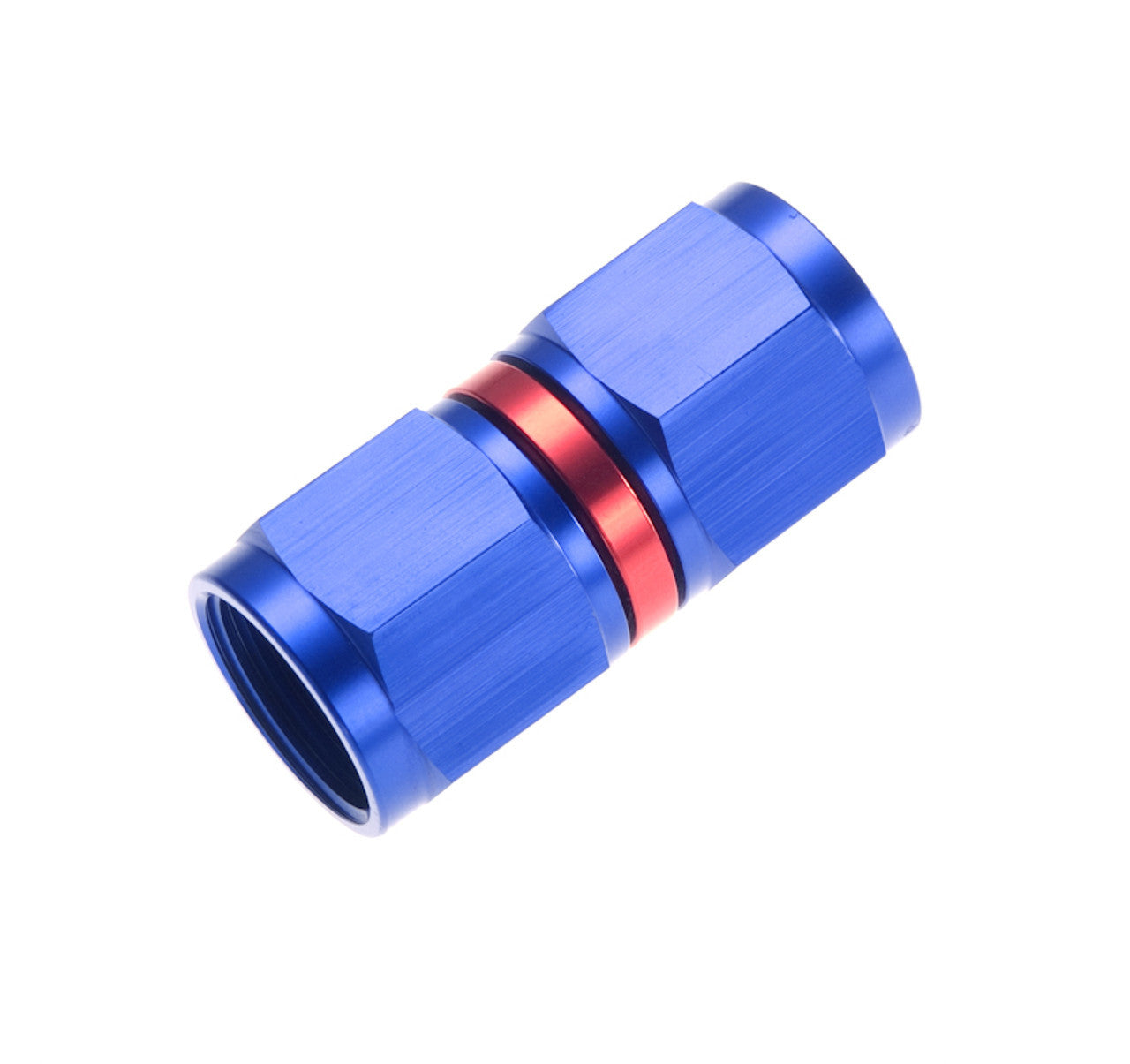 6AN/JIC Swivel Coupler Red/Blue