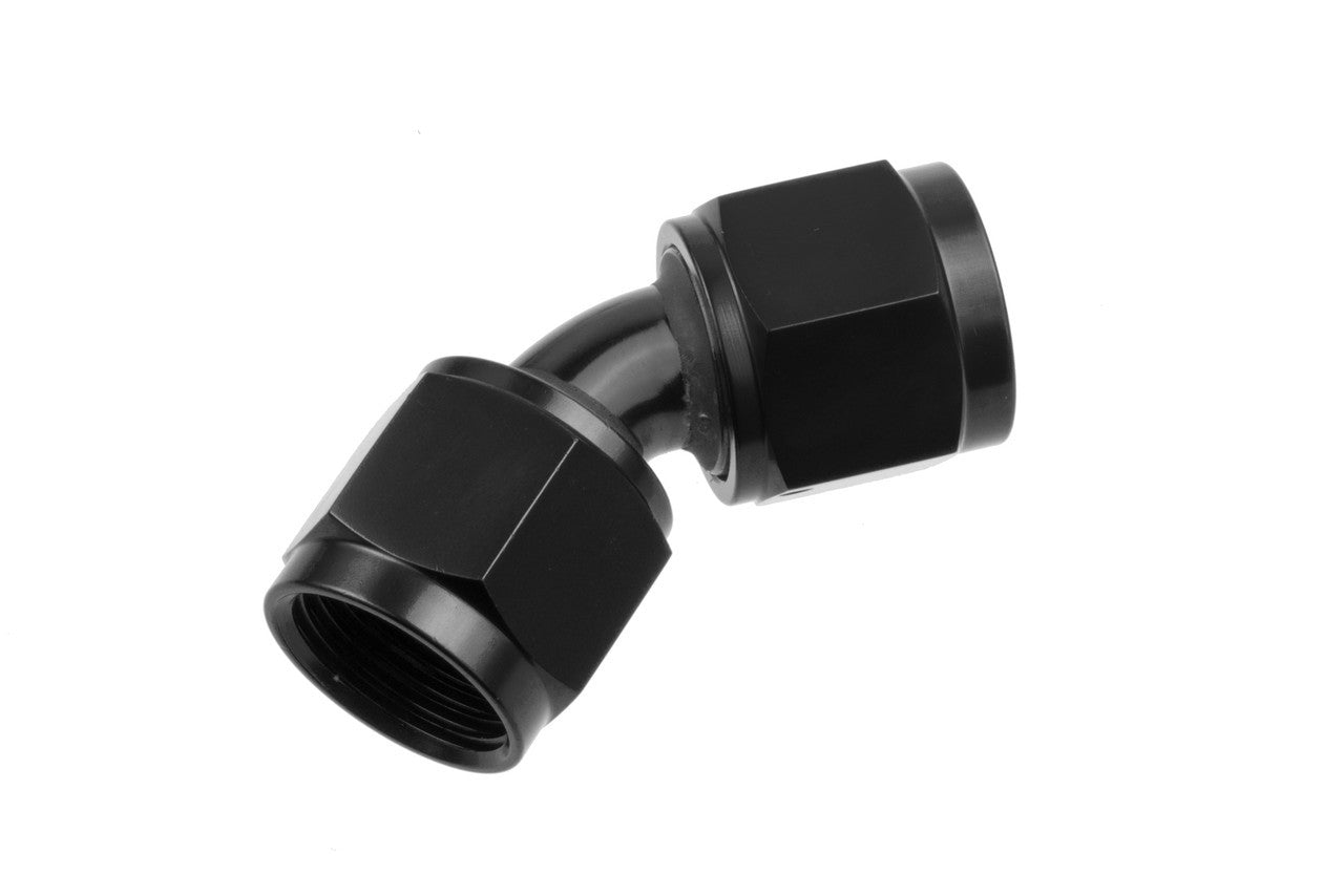 6AN/JIC Swivel Coupler Black 45