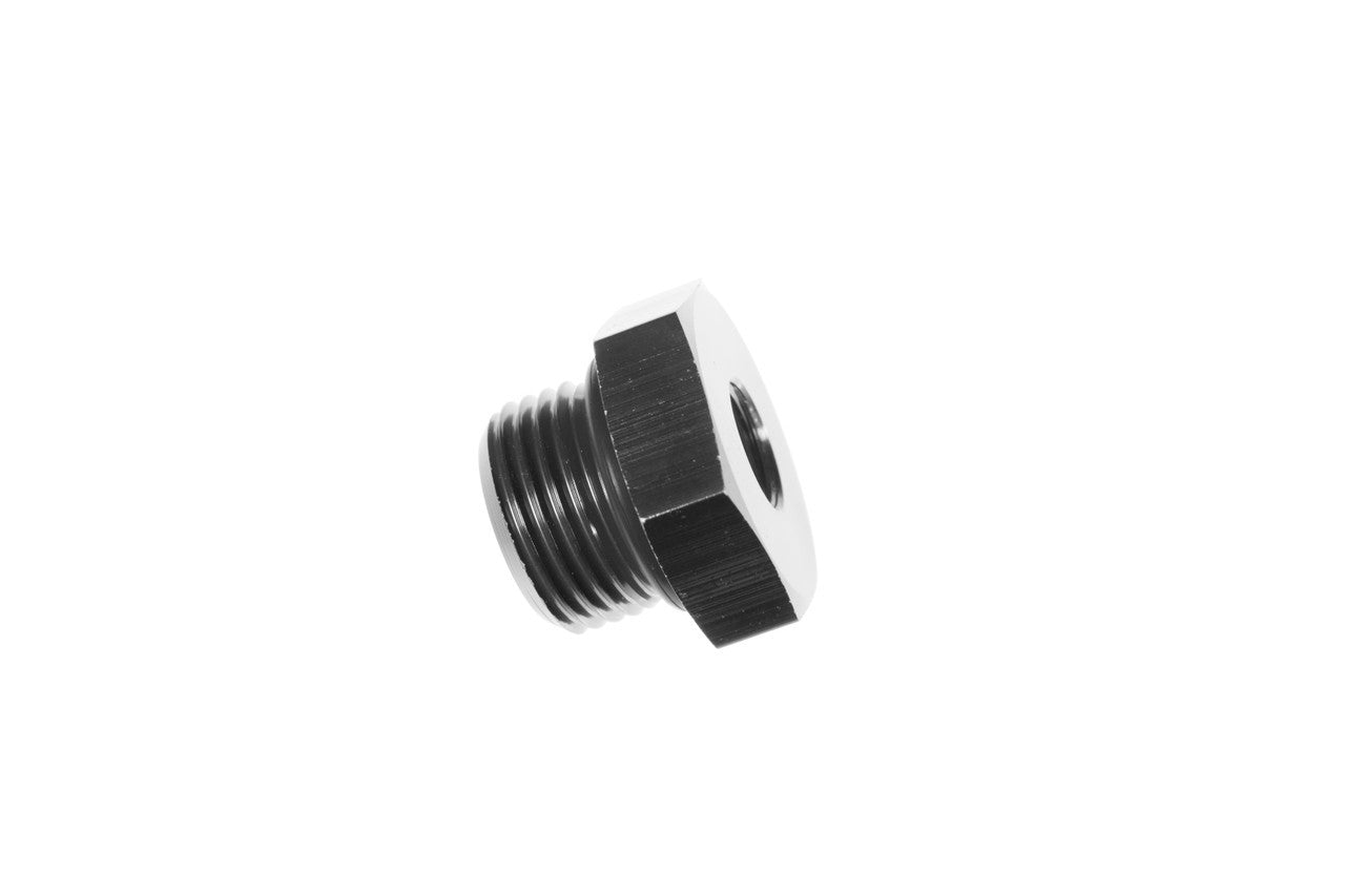 10an ORB Port Plug w/ 1/8NPT Female Port Black