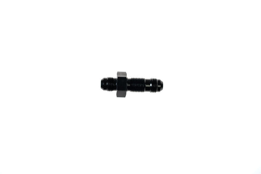 3AN Bulkhead Adapter Black Male Male Straight