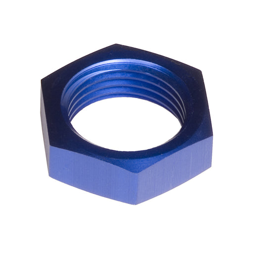 3AN Bulkhead Nuts Aluminum Blue 2/pkg