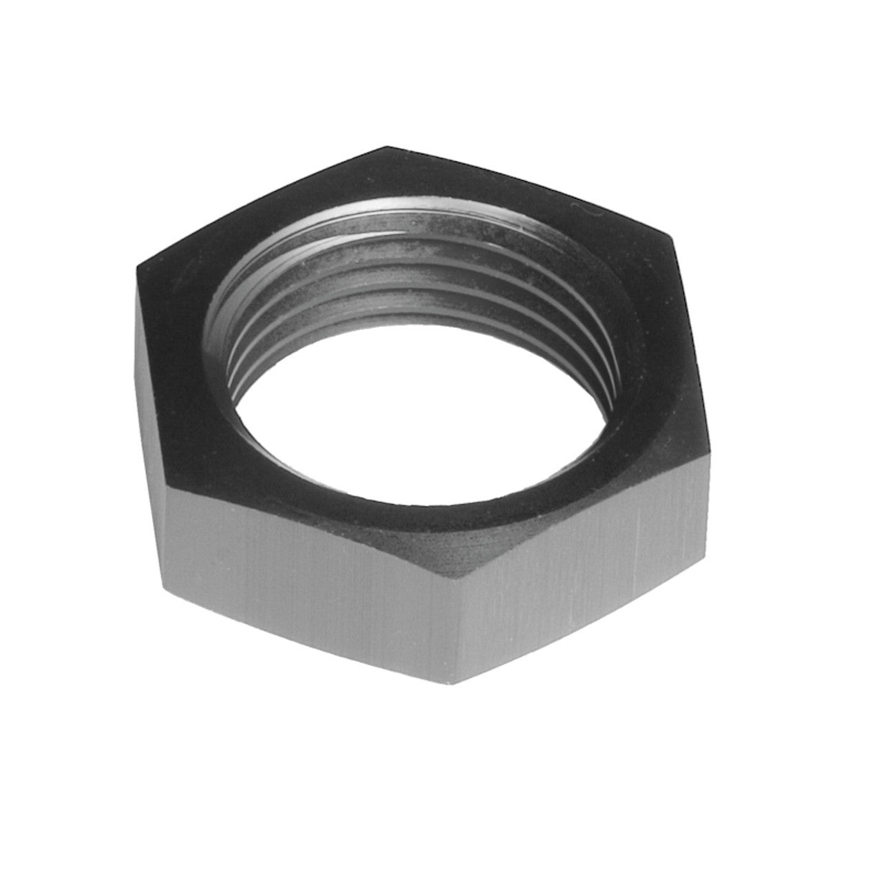 3AN Bulkhead Nuts Aluminum Black 2/pkg