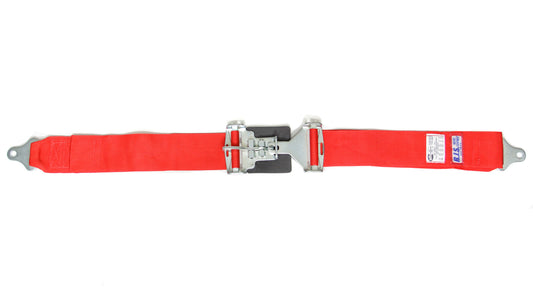 3in Lap Belt Red