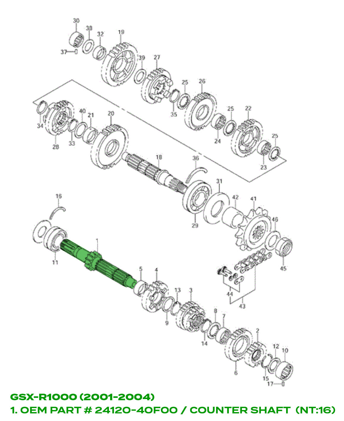 Robinson Industries Billet INPUT Shaft