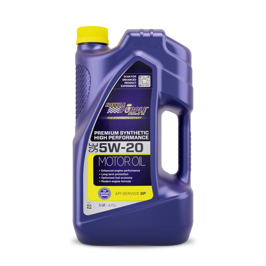 5w20 Multi-Grade SAE Oil 5 Quart Bottle