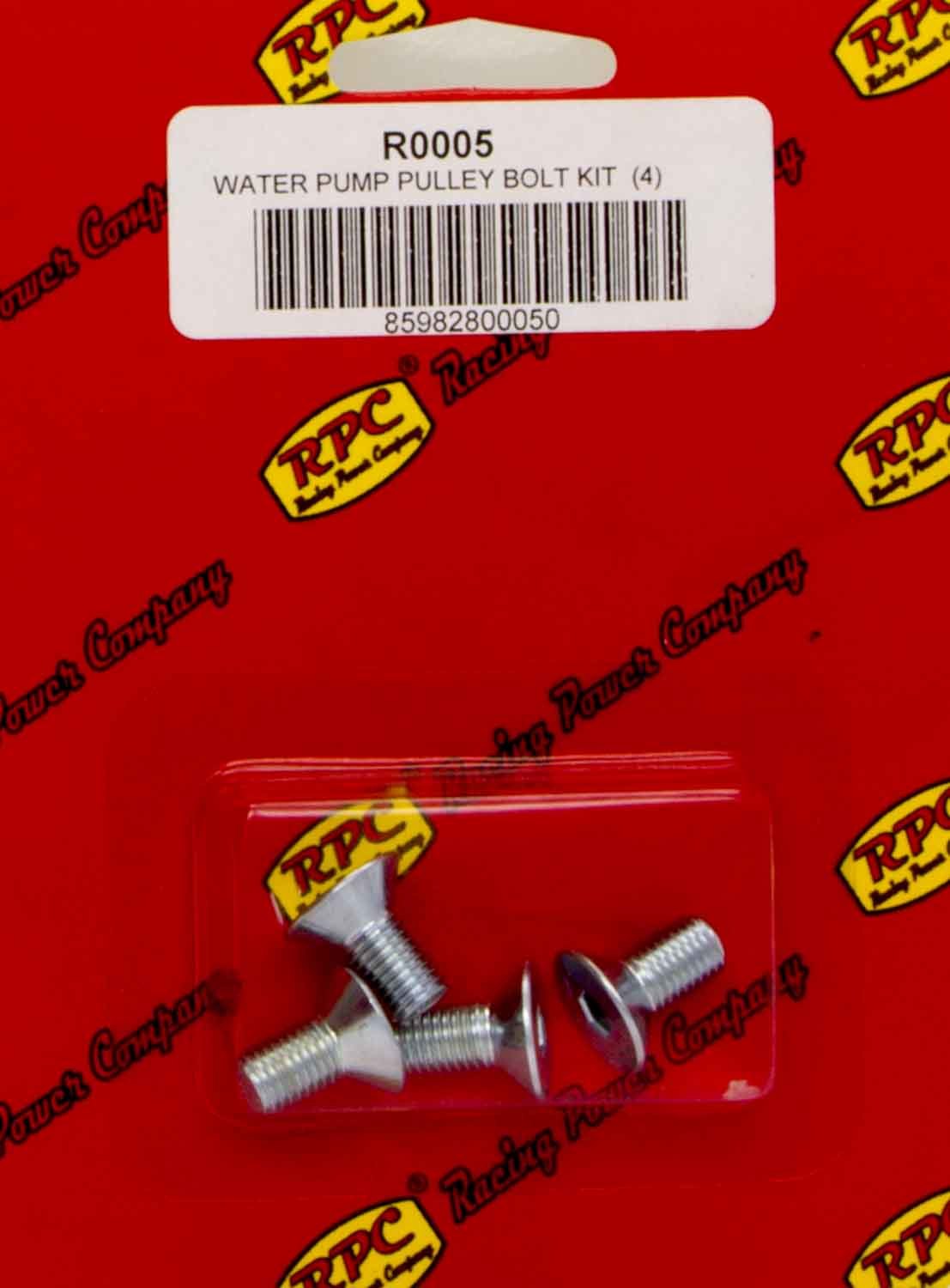 Bolt Kit For SBC/BBC Alum LWP Pulley 4pk