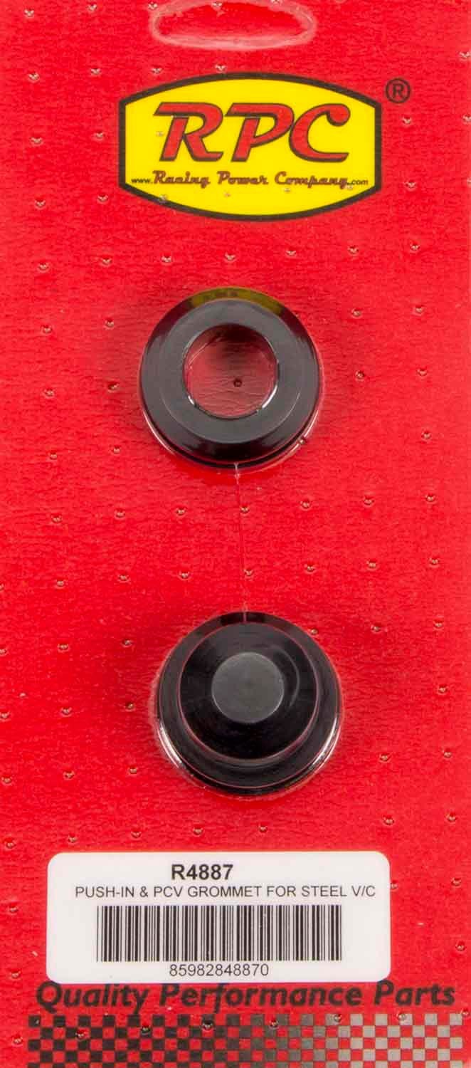 1-1/4 OD x 3/4 ID Steel V/C Rubber Grommets (2)