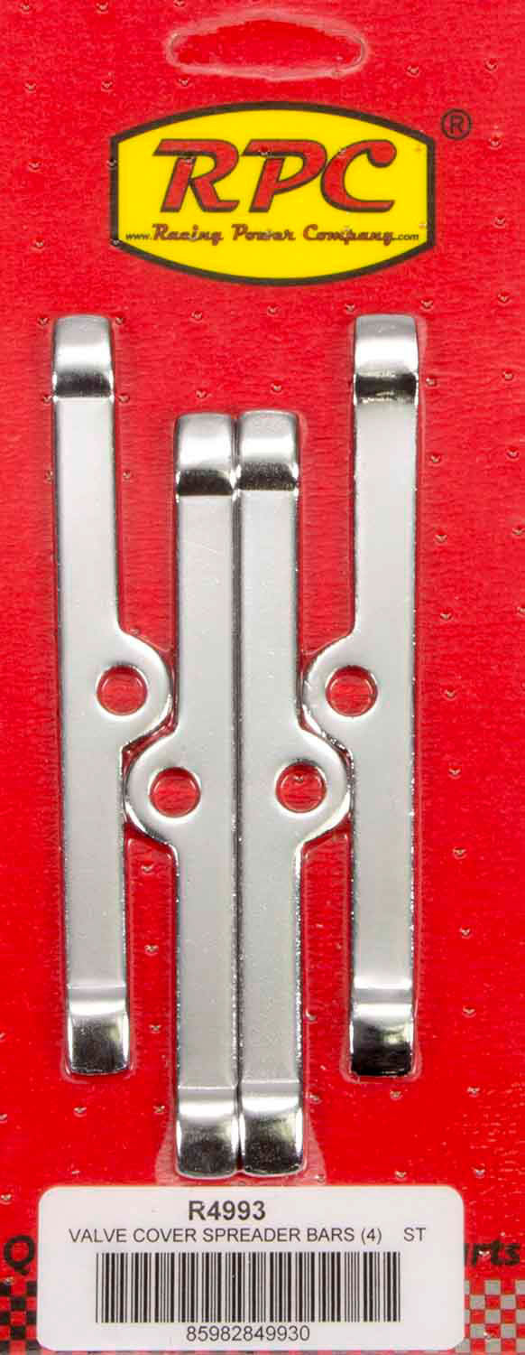 Chrome V/C Hold Down 4 3/4in Long 4pk