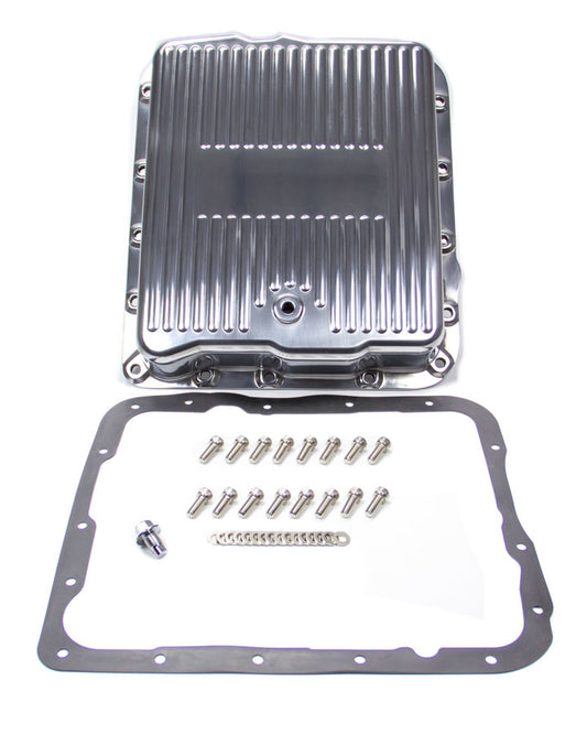 GM 700R4 4L60 Alum Trans Pan Polished