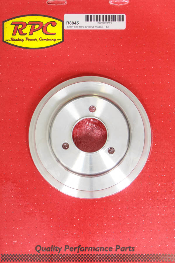 BBC 3 Goove Crank Pulley Long W/P Satin