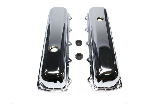 Chrome Steel Oldsmobile Short Valve Cover Pair