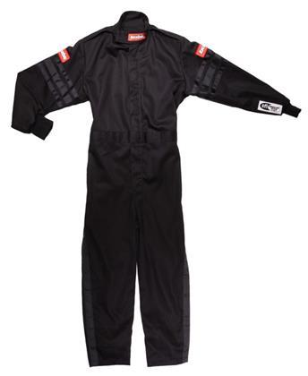 Black Suit Single Layer Kids XX-Small Black Trim