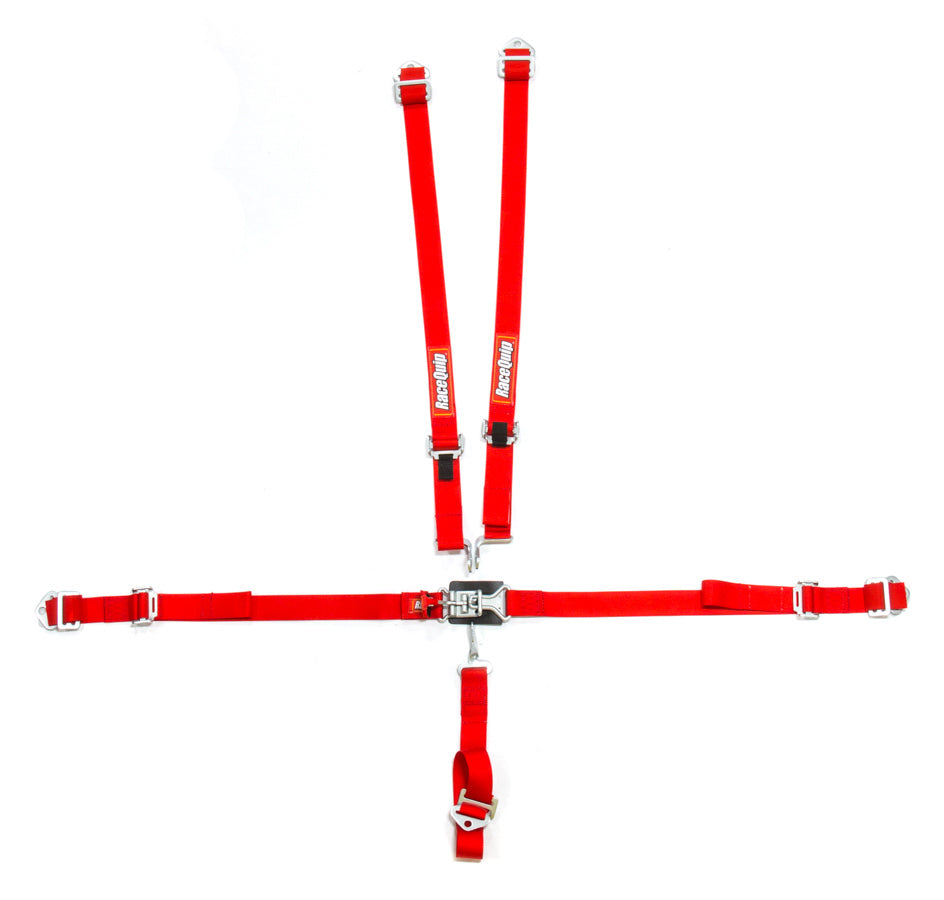 5pt Harness Set Jr LL Red