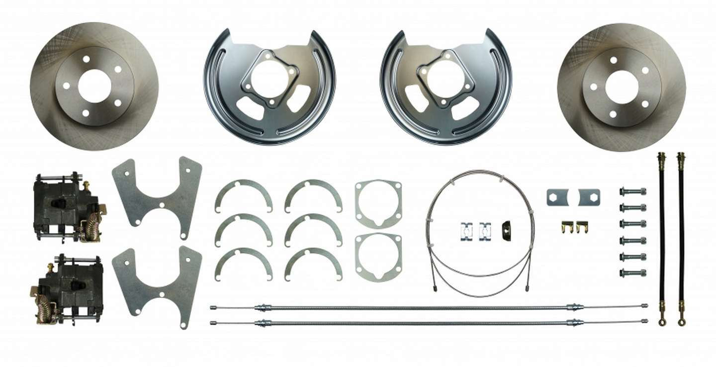 Rear Disc Conv. GM E-Brake Cables Incl.