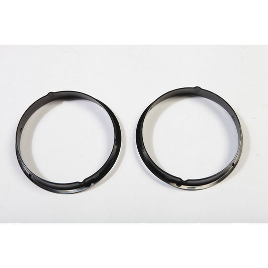 Black Headlight Bezels 97-06 Jeep Wrangler TJ