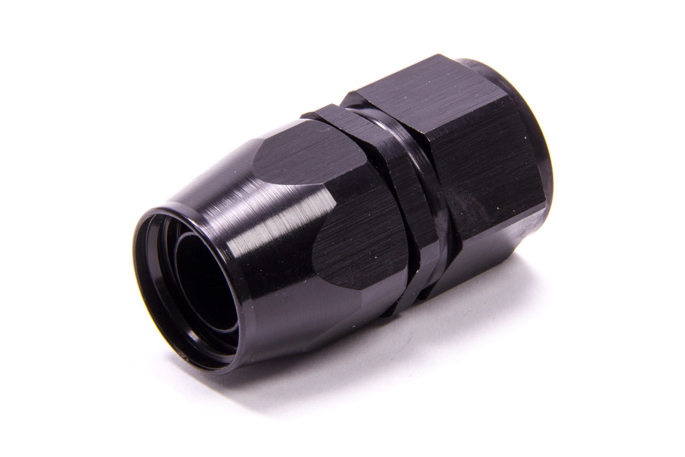 #12 Str Hose End Black