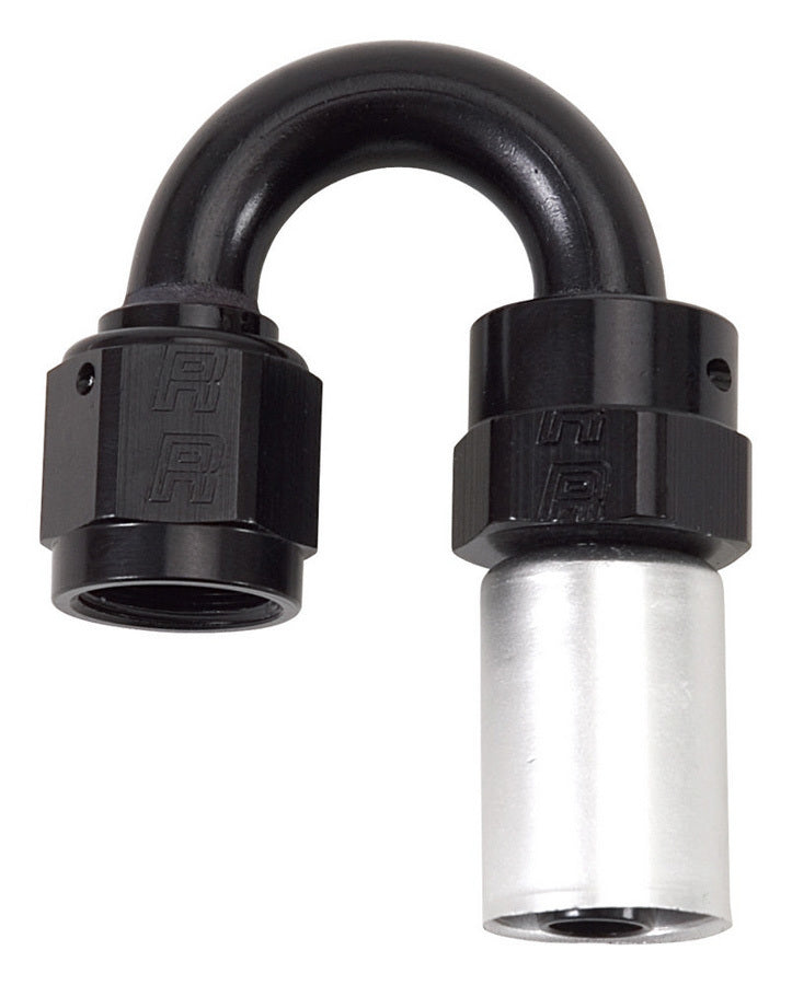 #6 180 Deg Hose Fitting P/C Crimp-On