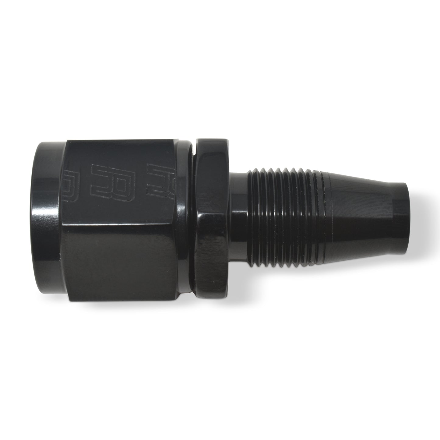 6AN Straight Swivel Without Socket Black
