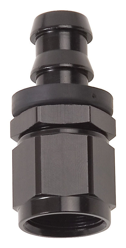 Twist-Lok Hose End #4 Str Black