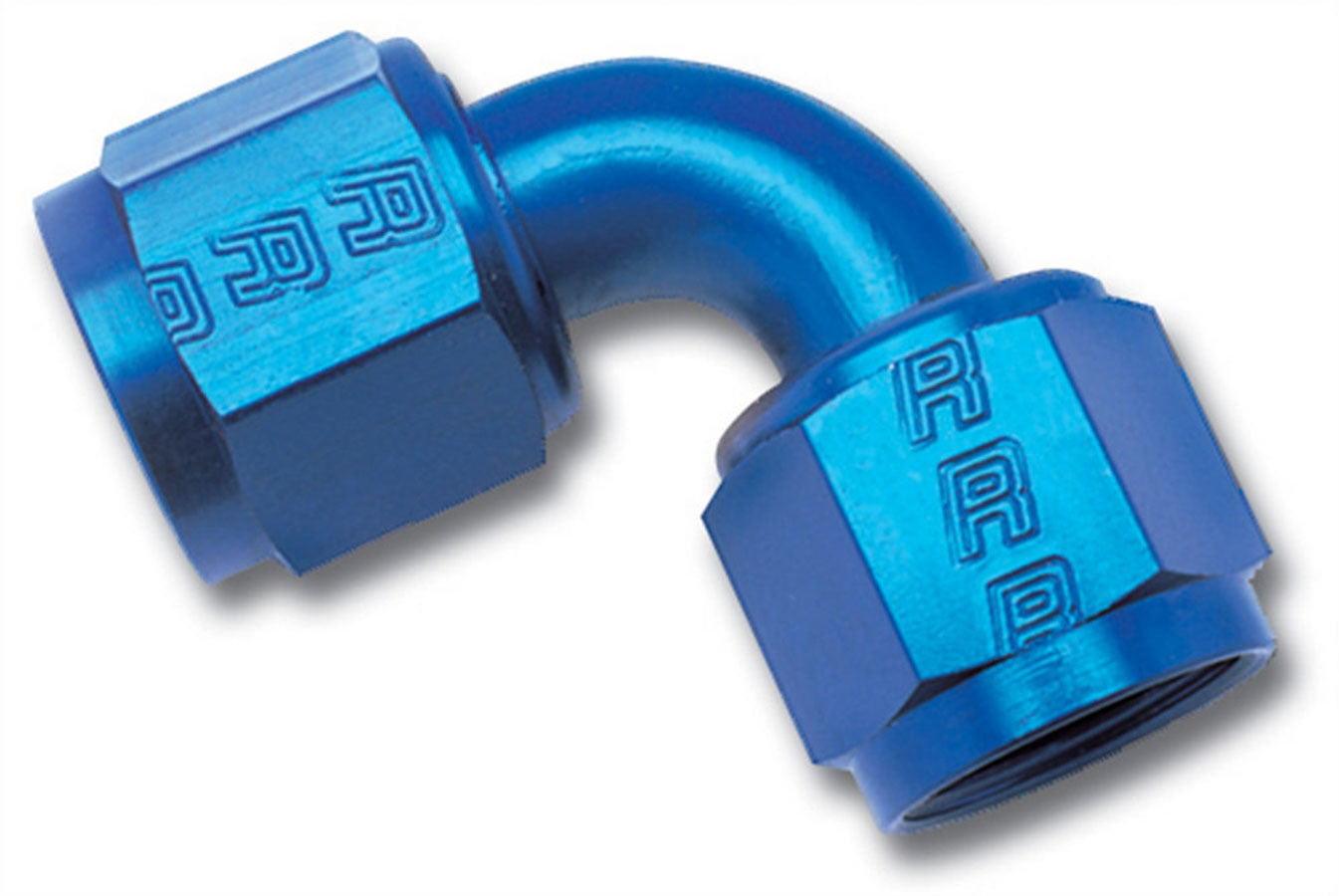 #8 Swivel Coupler Ftg 90 Deg Blue