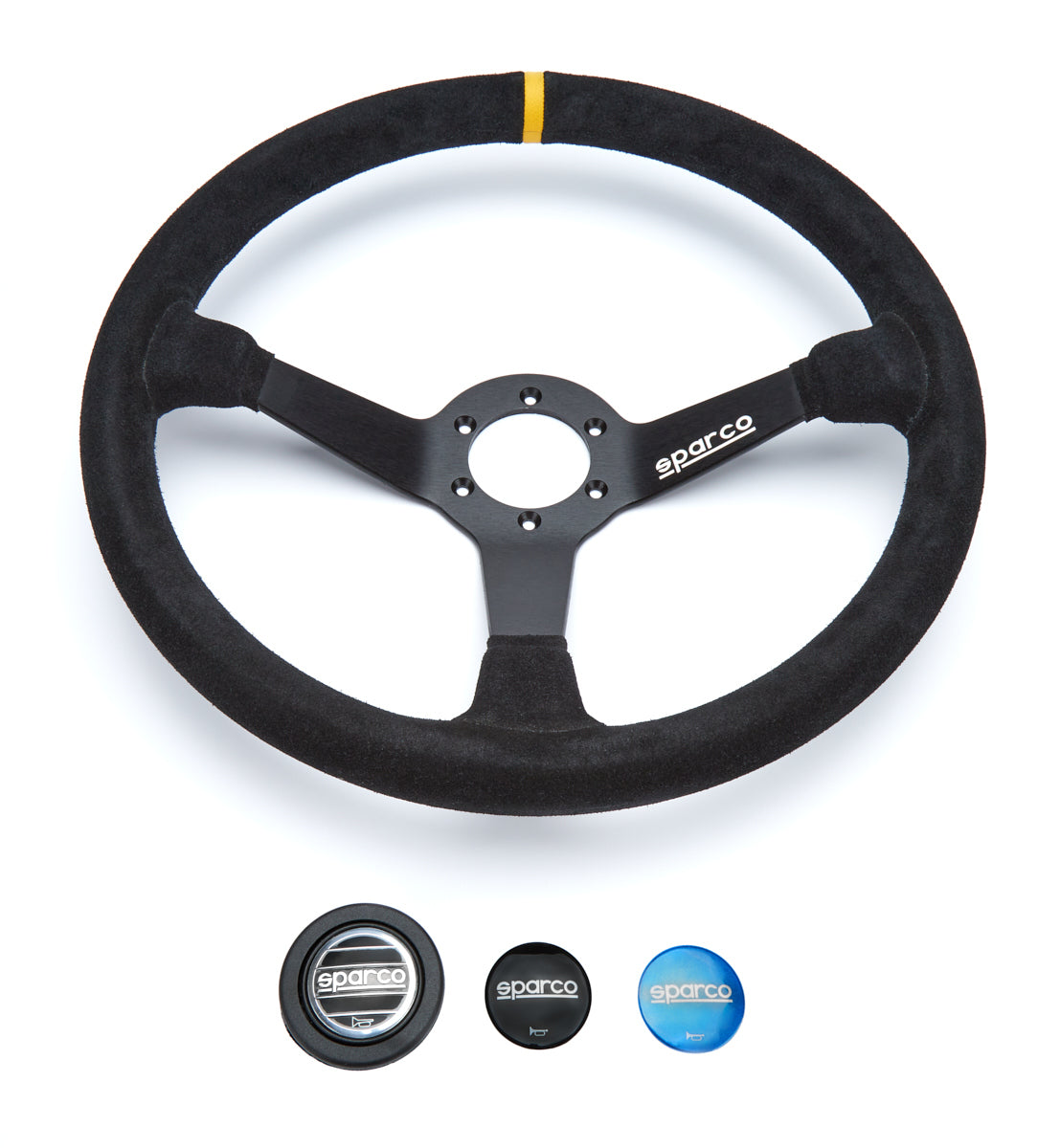 Steering Wheel 368 Black Suede