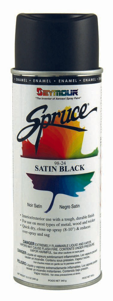 Spruce General Use Semi-Gloss Black