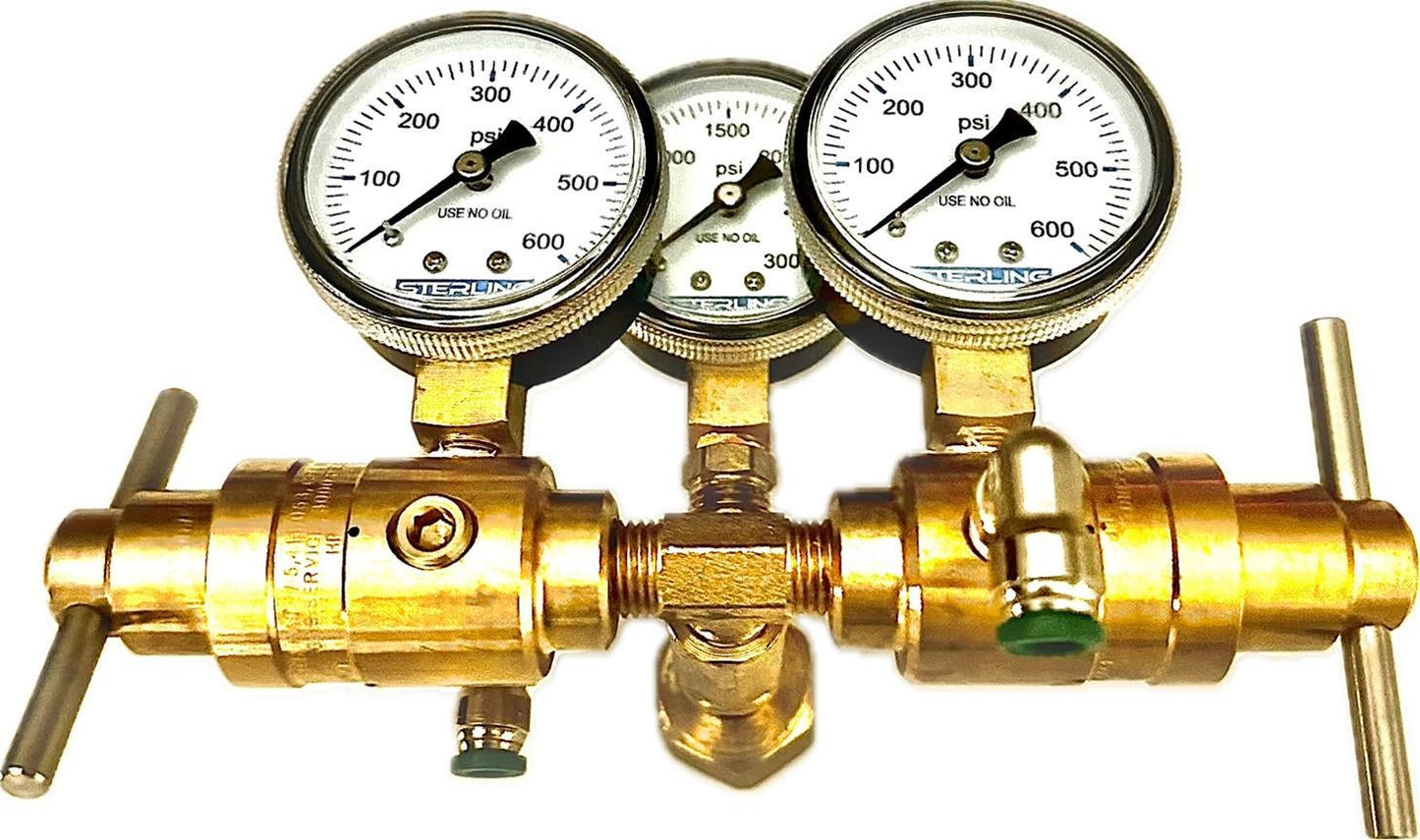CO2 Regulator Dual Output