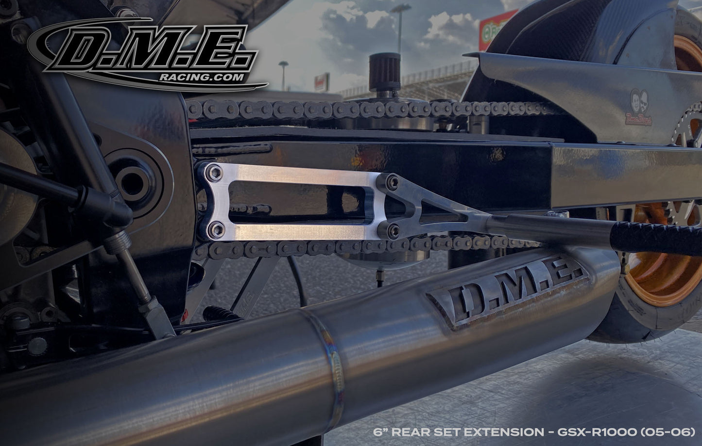 DME Racing Rear Sets Extensions