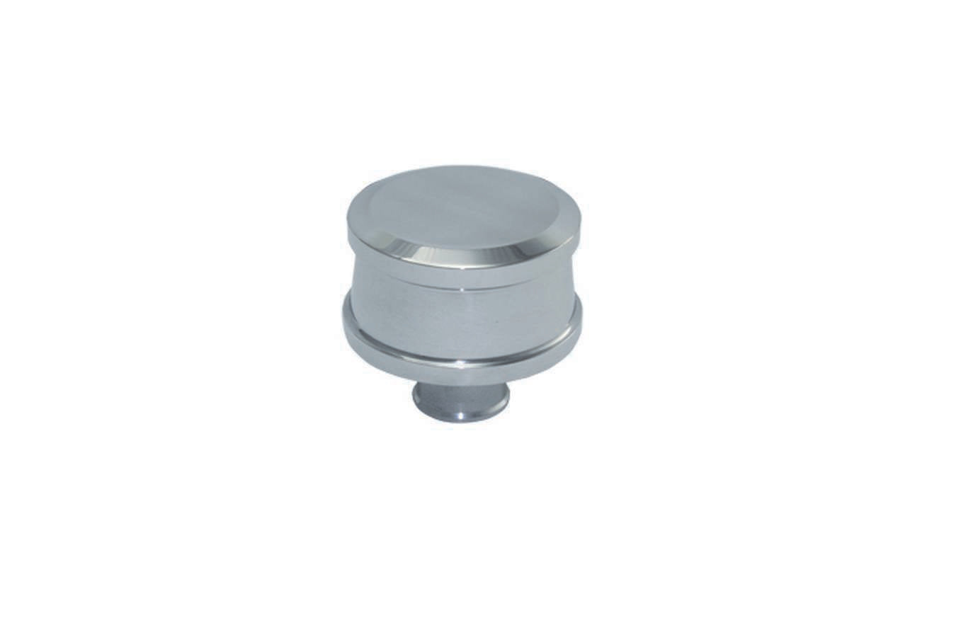 Breather Cap Push-In Smo oth Polished Aluminum