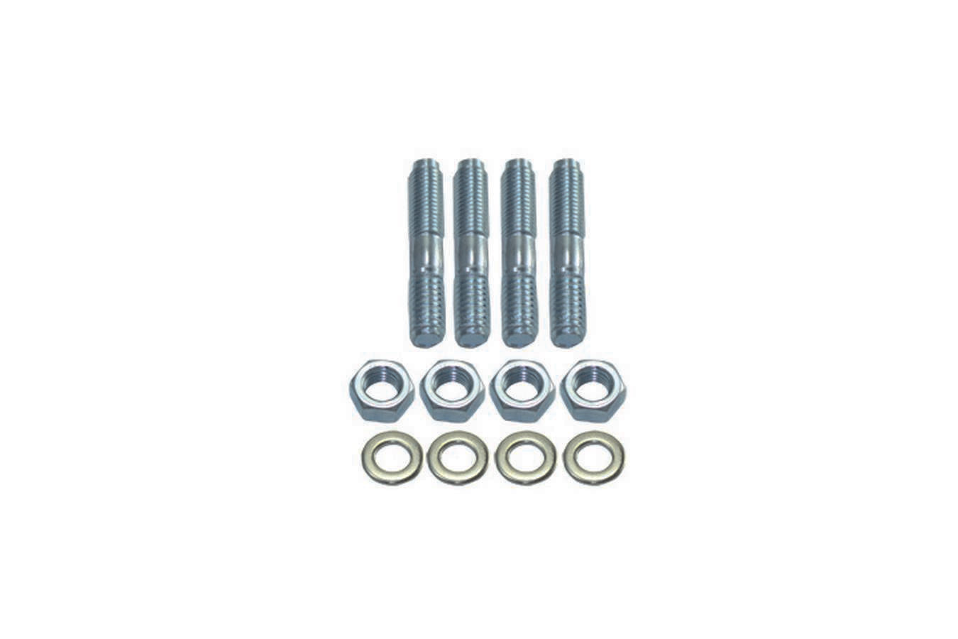 Carb Stud Kit 1-3/8in Lo ng 4pc Set White Zinc