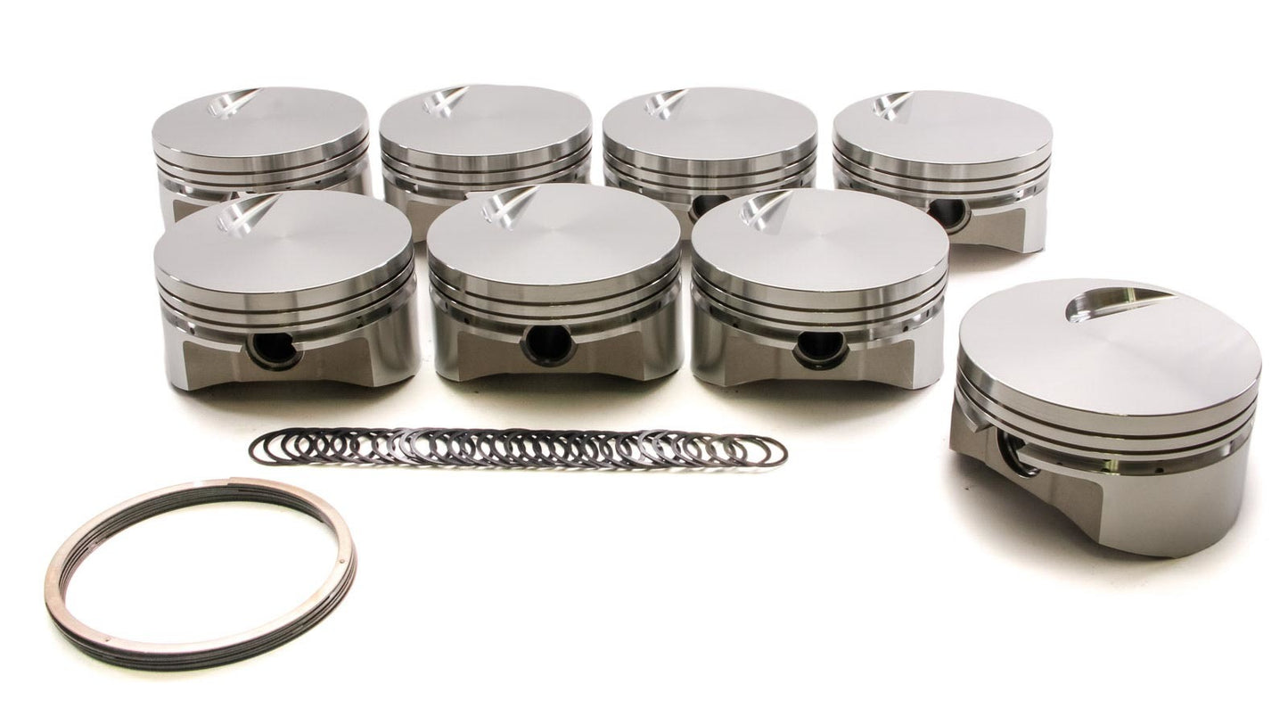 BBC Flat Top Piston Set 4.530 Bore -3cc