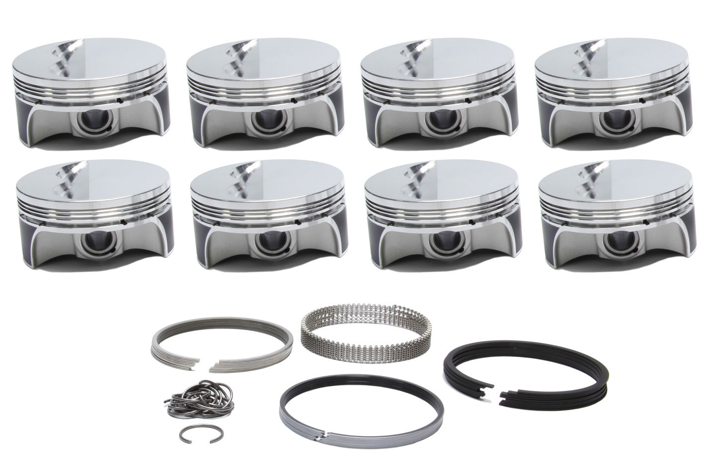 SBC Flat Top Pro-Series Piston & Ring Set 4.040