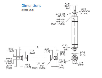Dragbike Air Shift Cylinder