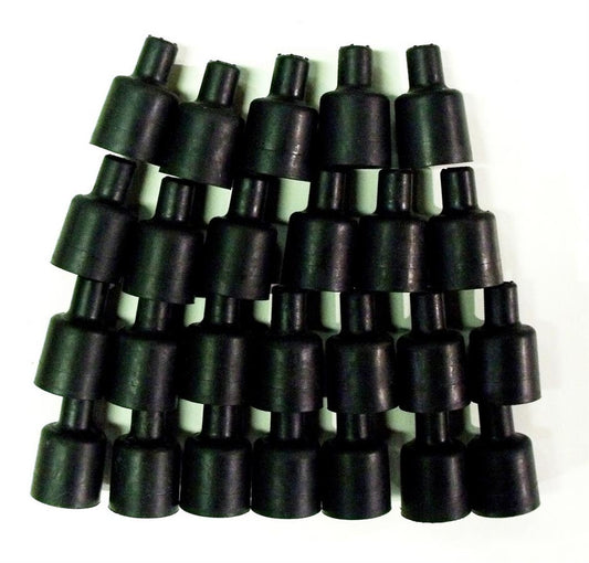 Coil Wire Boot - 180-Deg 25pk - Black