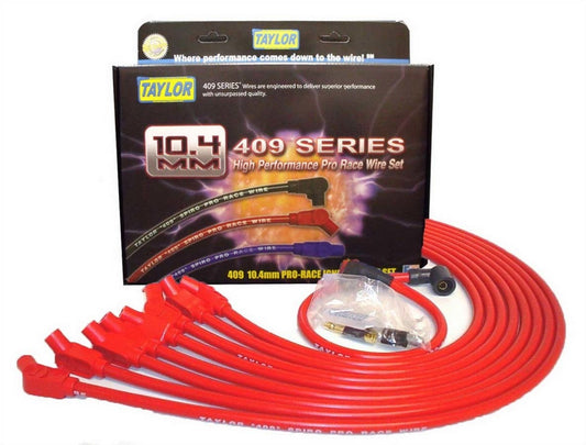 409 Spiro-Pro Spark Plug Wire Set Race Fit Red