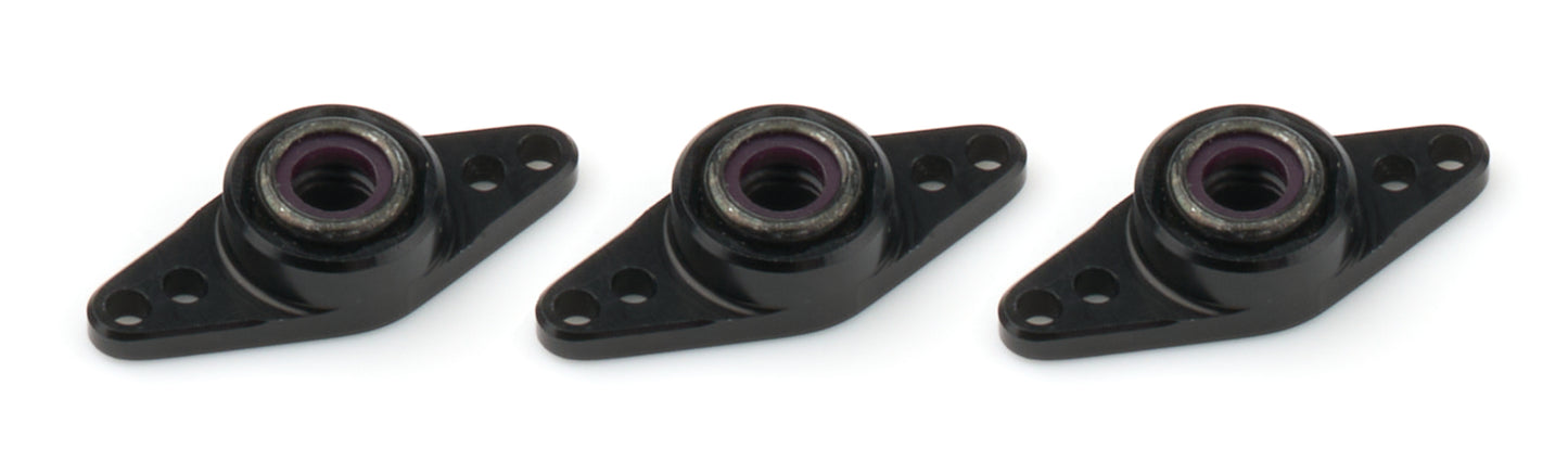 Mud Cover Install Plate 5/16-28 Thread Black 3pk