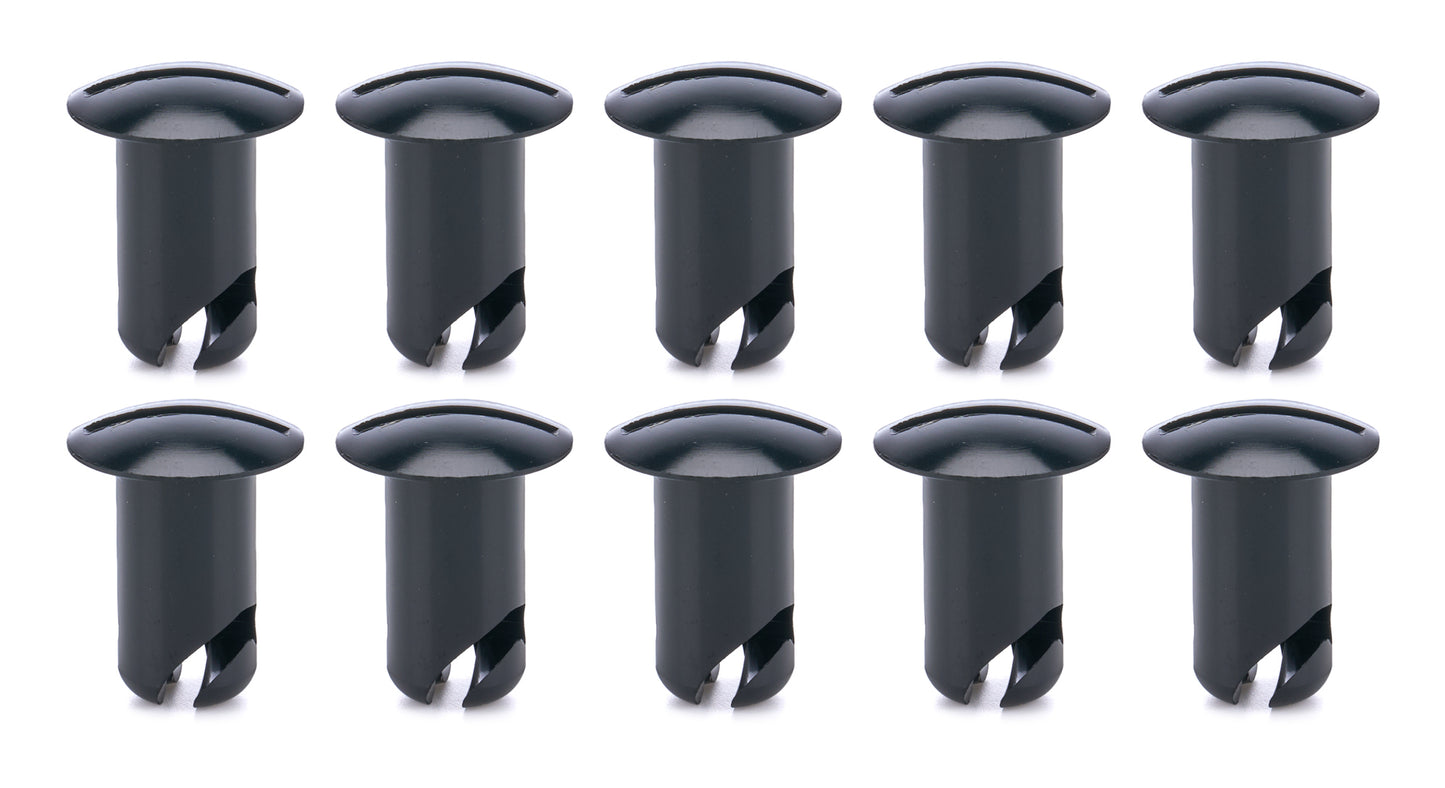 Oval Head Buttons .600 Long Black 10 Pack