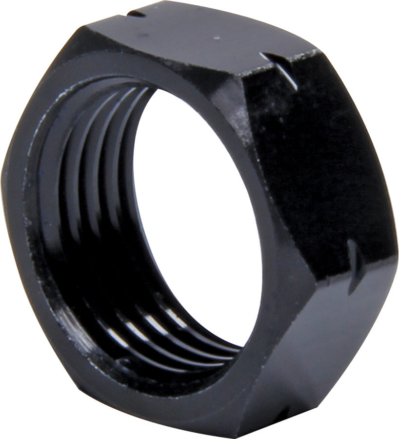 Jam Nuts 5/8-18 LH Thin OD Alum Black 4pk