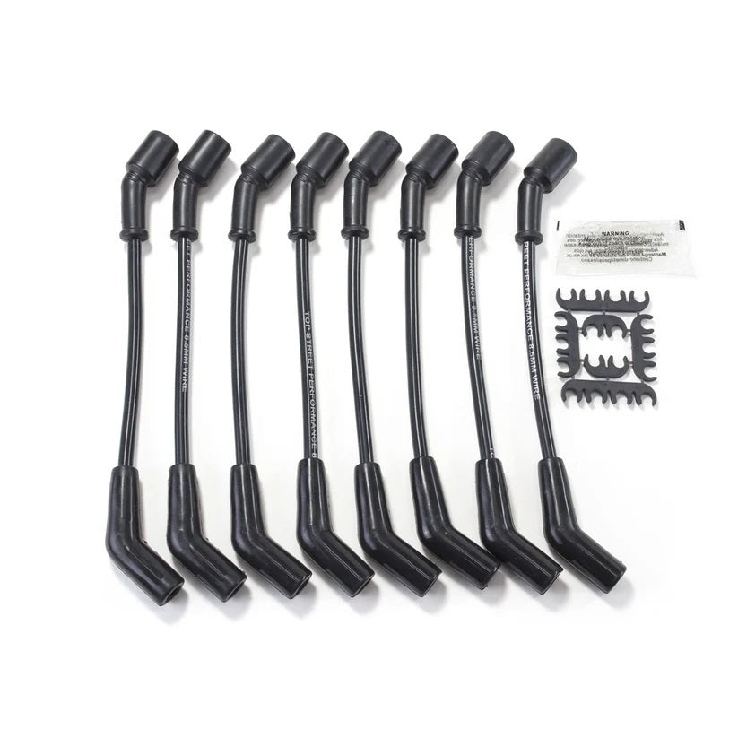 8.5mm Black Wire Set 135 Degree Boots