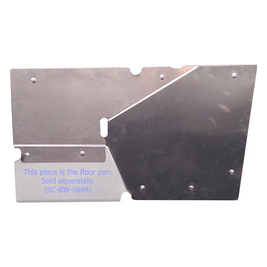 Sprint Car Kick Panel LH Quick Access Alum