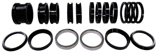 Axle Spacer Kit 19pcs Black For Both Sides