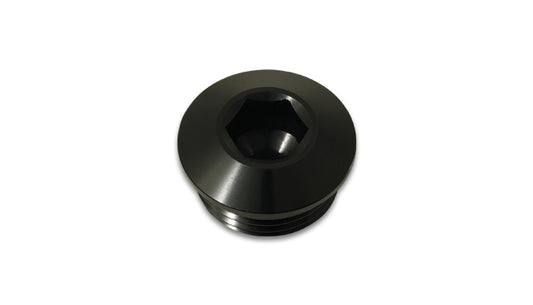 Low Profile ORB Port Plug -6AN Black