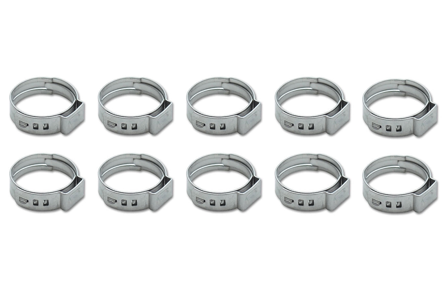 Stainless Steel Pinch Cl amps 14.5-17.0mm 10 Pack