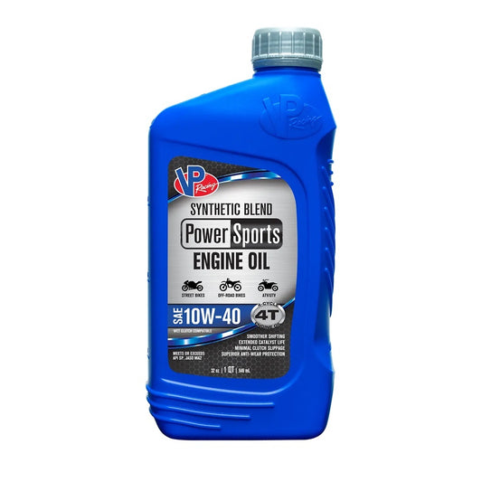 Oil SAE 10w-40 Quart Powersport Semi-Blend