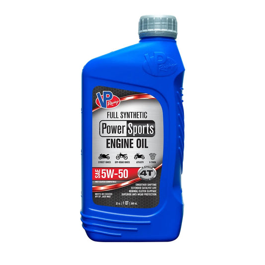 Oil SAE 5w-50 Quart Powersport Synethic