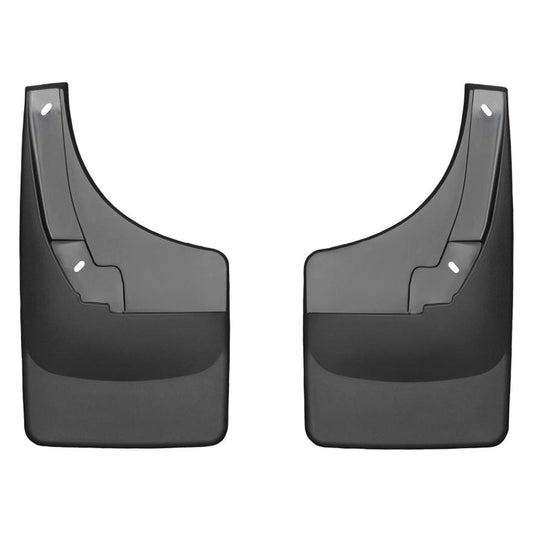 19-  Dodge Ram 1501 Black No-Drill Mud Flaps