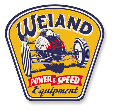 Weiand Metal Sign