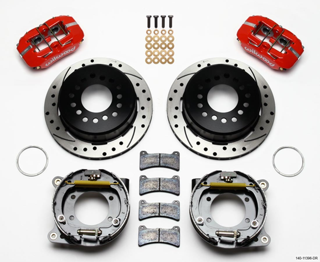 Rear Brake Kit Mustang 8.8in 5 Lug 2.5in Offset