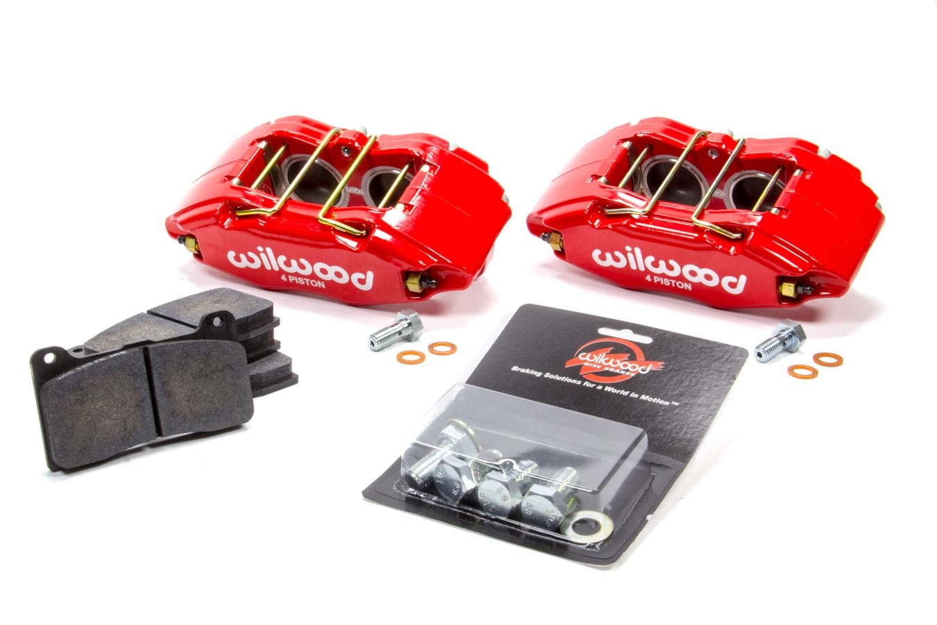 Caliper & Pad Kit Front Honda/Acura Red